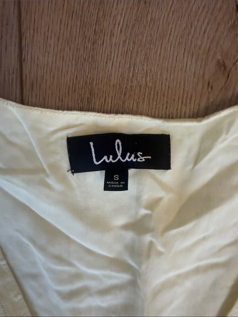 Lulu's Soft Buttercup Ruffle Button-Front Mini Dress - Picture 3 of 4